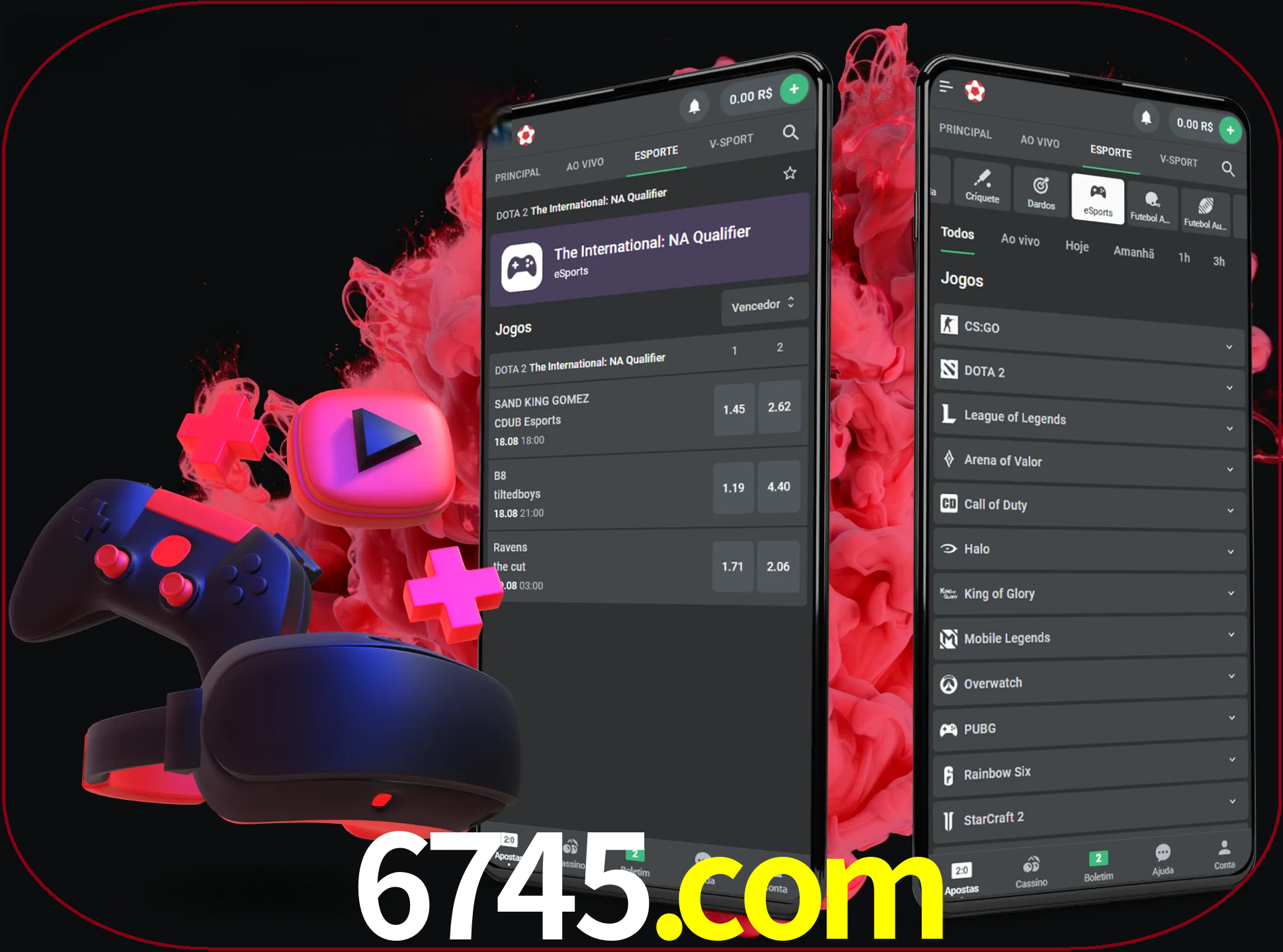 Para ter a aplicação móvel 6745 no seu smartphone, basta descarregar o ficheiro apk e seguir as instruções.
