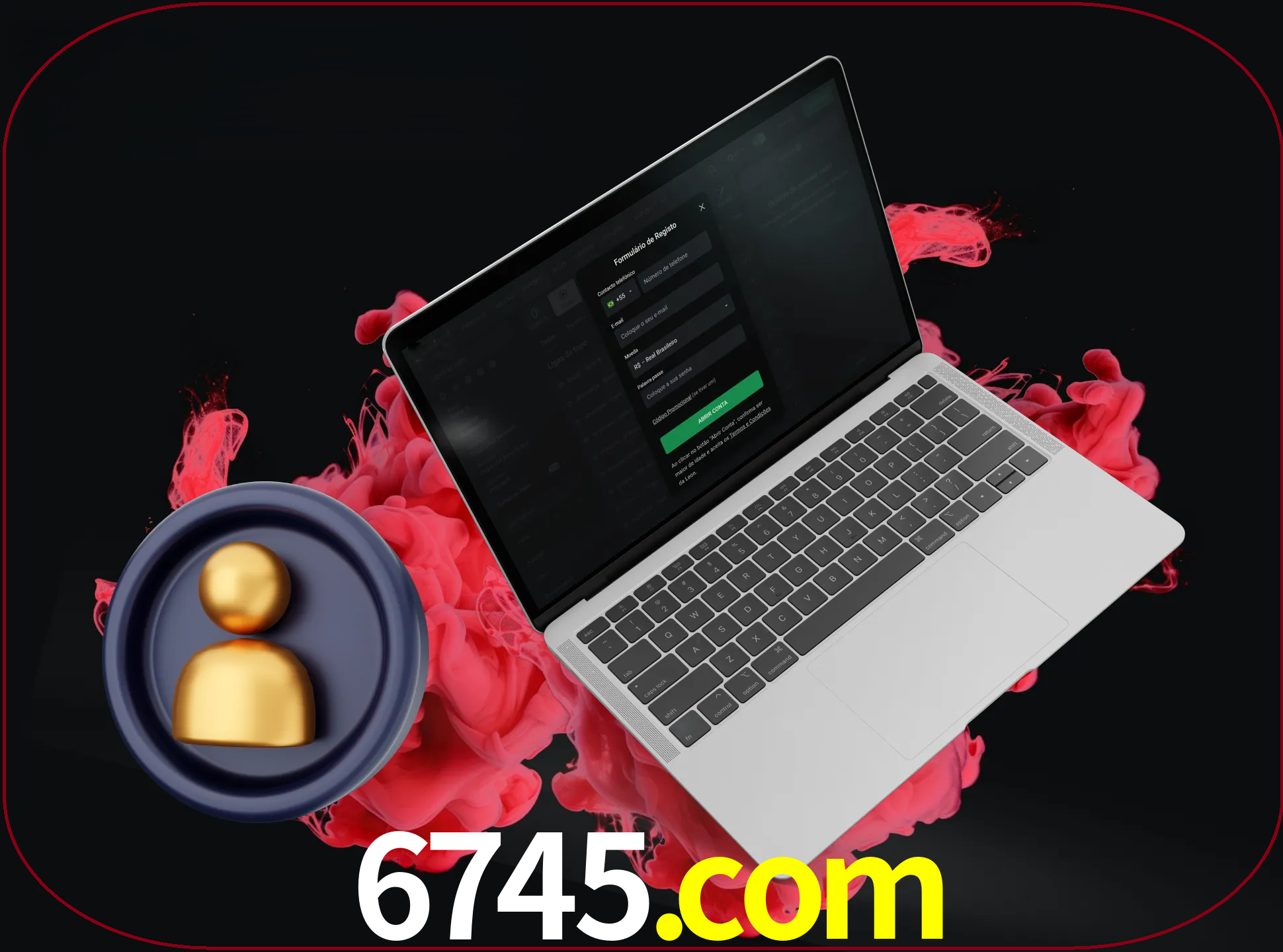 No cabeçalho do site 6745, clique no botão que o levará a um formulário especial onde terá de introduzir as suas informações actuais.