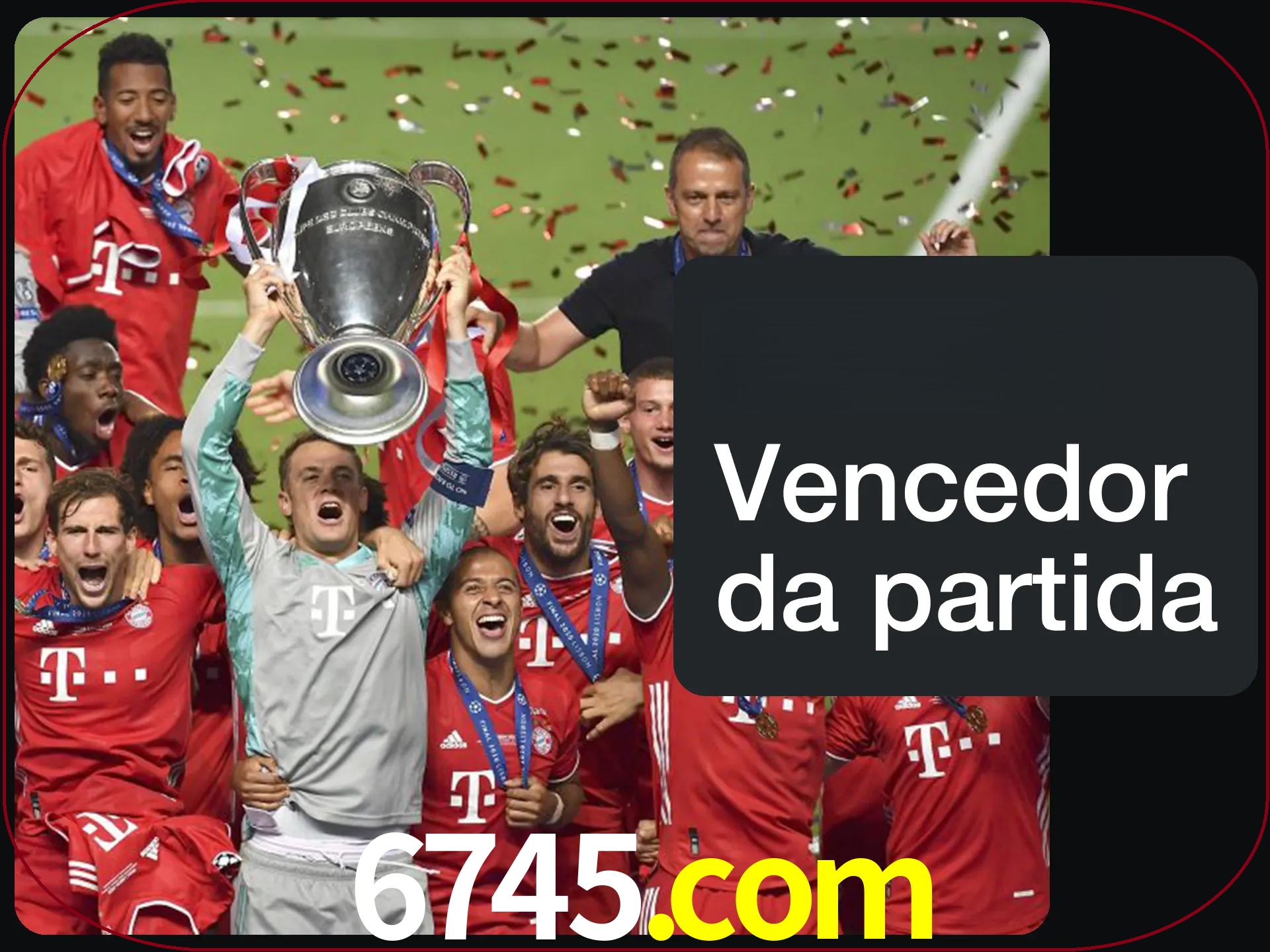 Aposte no vencedor e ganhe uma grande quantia de dinheiro.